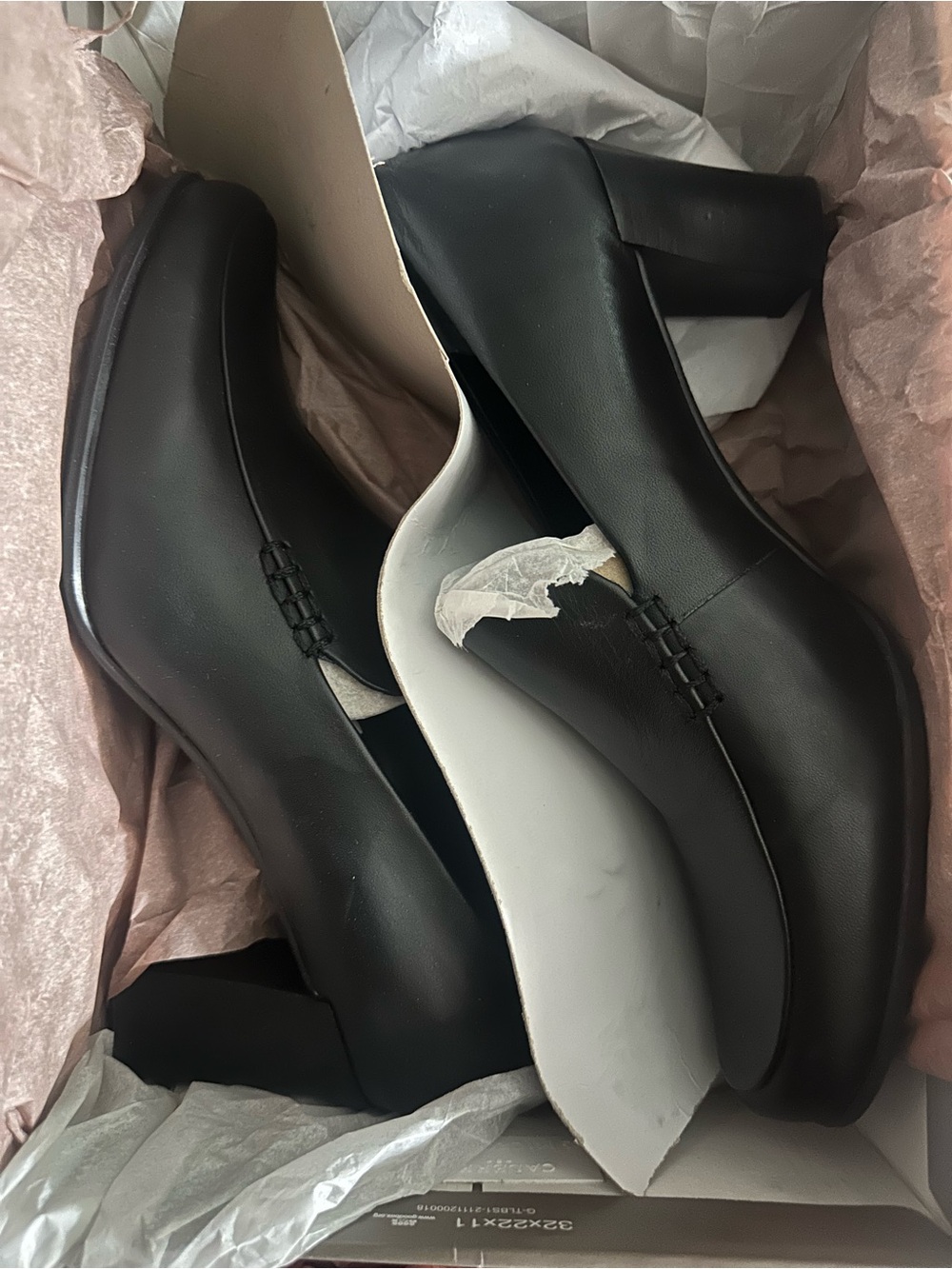 Franco Sarto Black Leather Loafer with Tassel
